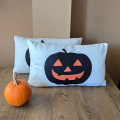 Two Halloween cushion covers - Jack O'Lantern