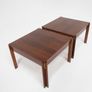 Vintage Pair of Swedish Rosewood Side Tables by Invgar Stockum, 1965 Image 9