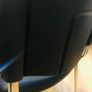 Brand New Black Vinyl Chrome Leg Stacking Chair Image 3