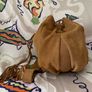 Suede Leather Handbag Image 3