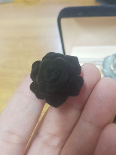 Black Roses Vintage Earrings