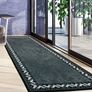 Runner Rug Non Slip Washable Long Door Mat Indoor Runners for Kitchen Entryway Hall, Durable Carpet Runner with Rubber Backed, Grey & White, 66x180 cm Image 4