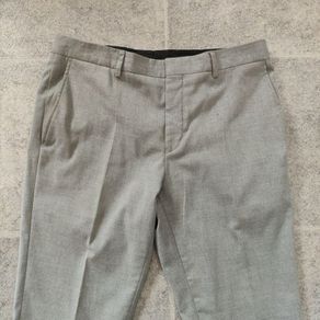 Light Grey Men Smart Slim fit Trousers, RIVER ISLAND
