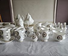 Antique Royal Tara full dinner set