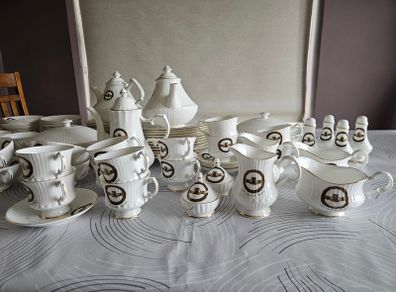 Antique Royal Tara full dinner set