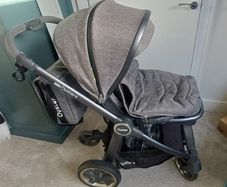 Oyster 3 Charcoal Carrycot & Pram Travel System