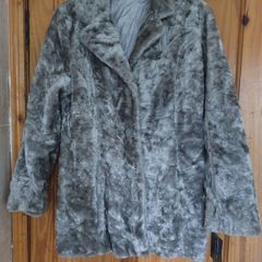 Faux fur reversible coat (free postage)