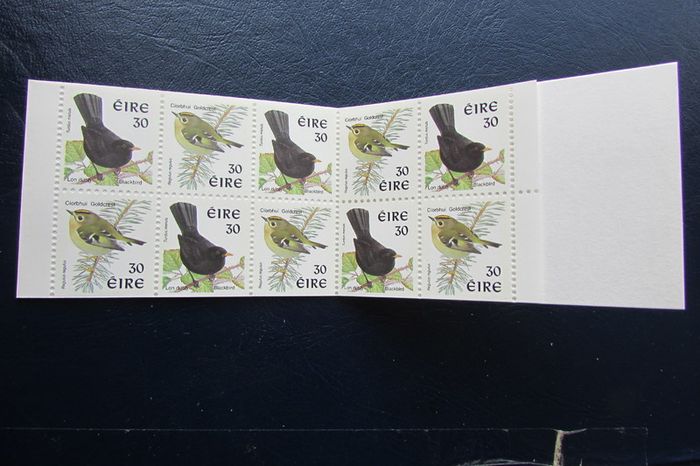 1998.Stamp booklet.MNH.Blackbird/Goldcrest.
