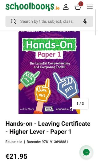 Hand on Paper English leaving cert bn