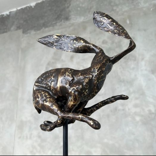 Running Hare - Speckled Bronze