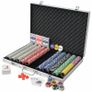 Poker Set with 1000 Laser Chips Aluminium Image 2
