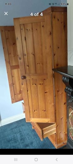 Solid wood wardrobe in excellent condition. Two Drawers.
