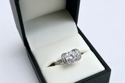Brand New 9ct White Gold Dress Ring