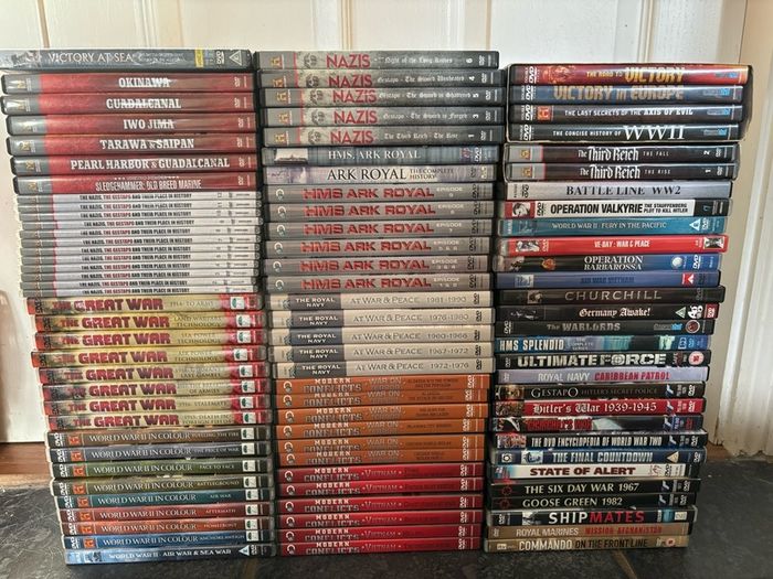 History Channel, Discovery Channel, BBC and more War DVD Bundle