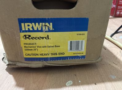 Irwin Record (150mm / 6") mechanics Vice