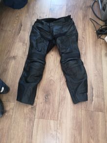 motorcycle leather trousers