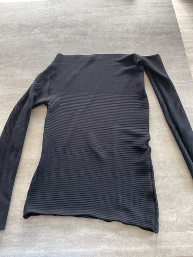 Zara knit one shoulder top