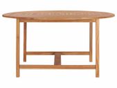 Garden Table 150x76 cm Solid Teak Wood