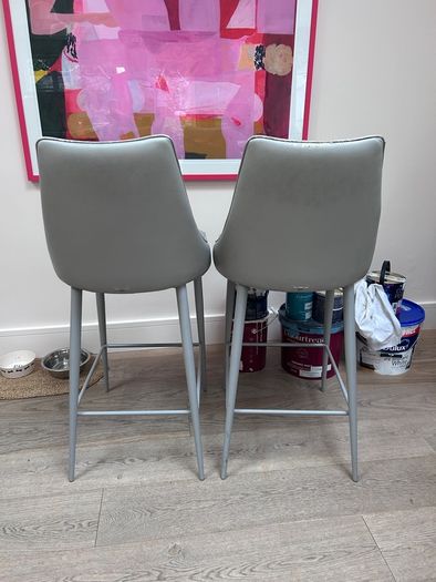 FREE 2 x leather bar stools FREE