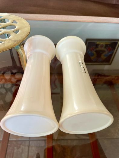 Vintage Tall 1970s MCM Atomic Retro Tupperware Salt and Pepper Shakers
