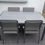 Garden table set with 6 chairs Image 3