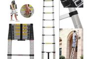 Telescopic Ladder 3.2M Adjustable Straight Ladder