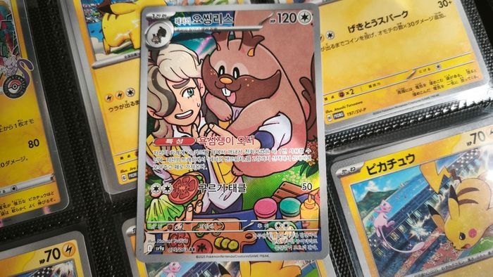 Arven's Greedent ! Illustration Rare ! from Heat Wave Arena Set ! 2025 ! Korean Pokemon Card !