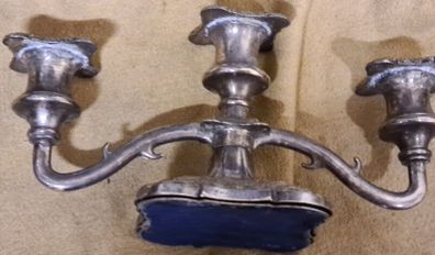 Vintage Silver Plated Candlelabra