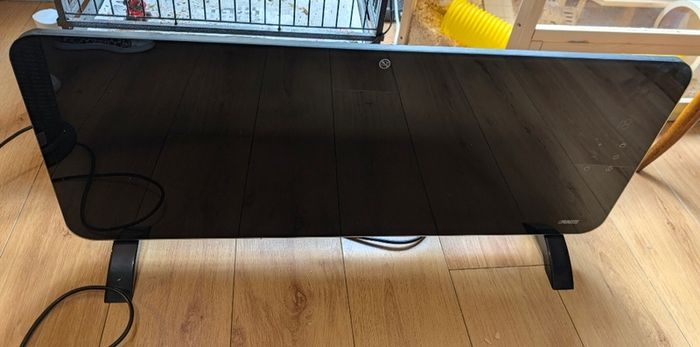 Princess Smart Glass Panel Heater 2000W Black