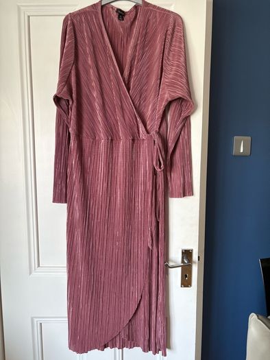 blush coloured dress