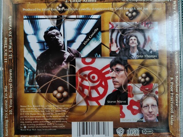 Elvis Costello & The Attractions - All This Useless Beauty CD (1996) Art Rock Power Pop EX+