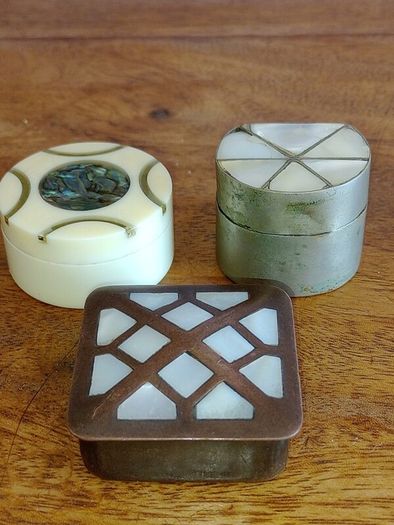Vintage Pill Boxes x 3