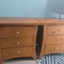 Matching bedside solid wood lockers Image 7