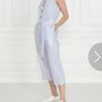 Gallery stripe linen Jumpsuit SIZE 8 Image 4