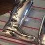Silver plated riding boots shot measures. Image 3