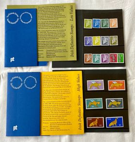 Mint Set Irish Decimal Definitive Stamps 1971