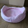 Guinea pig bed - pink checked Image 2
