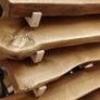 Solid Oak, Hardwood Chimney Mantel Beam 1000mm Wide Image 6