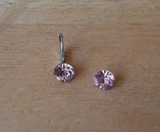 Svarowski earrings (incomplete pair)