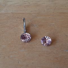 Svarowski earrings (incomplete pair)
