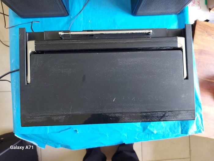 Vintage SANYO Radio and Dual Tape Deck, Model No. C36L, and 2 speakers, in excellent condition, both Tapes and Radio functioning well