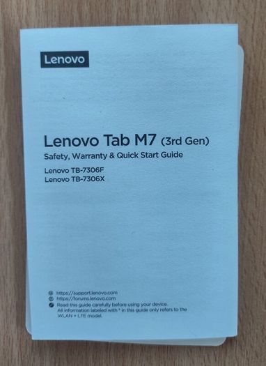 Lenovo Tab M7 (Gen3) Kids 7" tablet