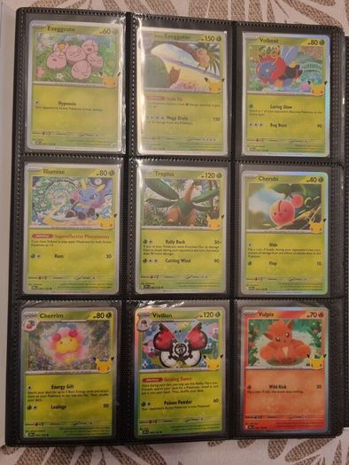 Pokemon 30th Anniversary Binder and Cards