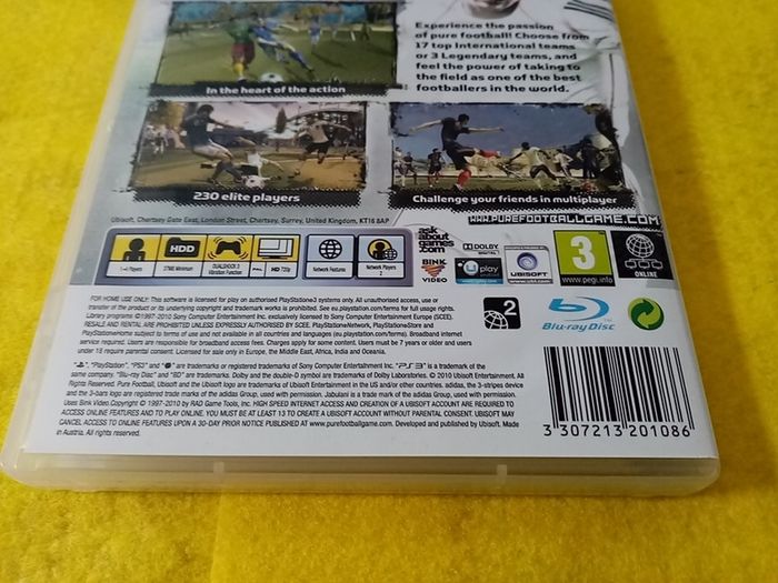 Pure Football PlayStation 3 Ps3 Games Original