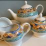 Churchill Staffordshire England tea set Image 4