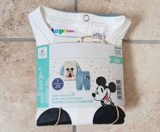 Baby Tracksuit 2 Piece Set 62/68 2-6 months Disney Mickey Mouse Lupilu White Blue