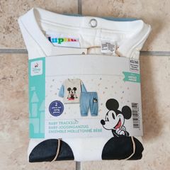Baby Tracksuit 2 Piece Set 62/68 2-6 months Disney Mickey Mouse Lupilu White Blue
