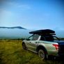 James baroud Hard shell roof tent with evolution tunnel and awning Image 4