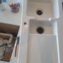 Ceramic sink (double )Read description , insert sink with drainage Image 6