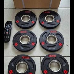 8x1.25kilo fractional olympic plates